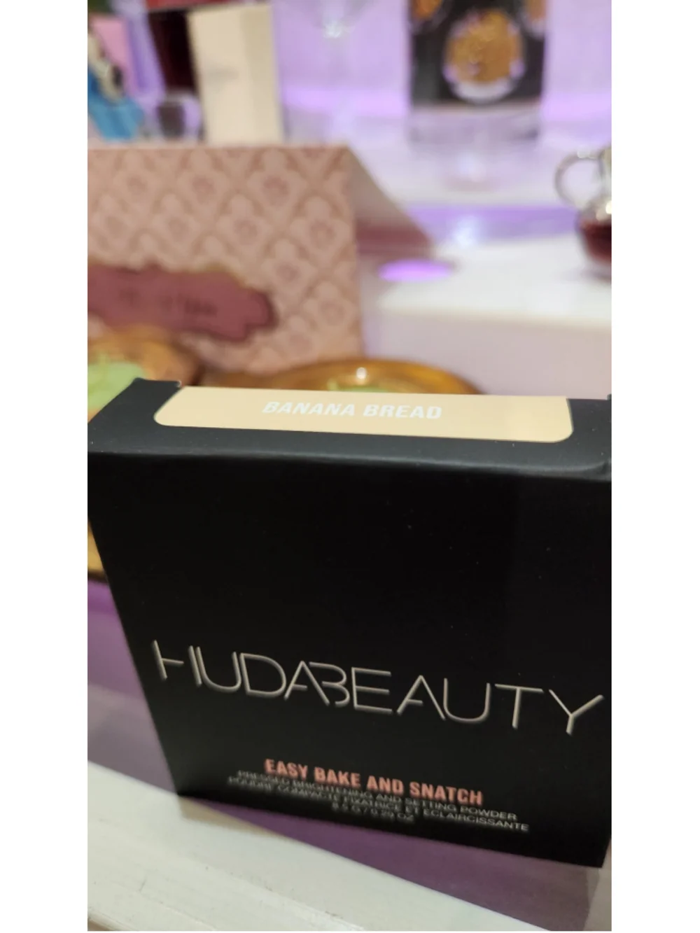 Huda Beauty Easy Bake and Snatch Setting powder Banana Bread